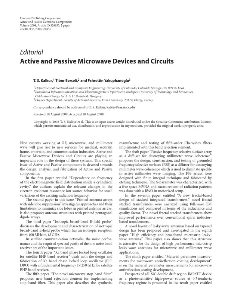 Microwave | PDF | Microwave | Extremely High Frequency