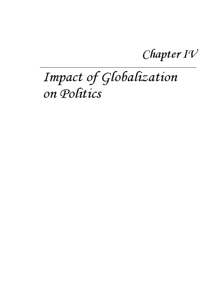 Political Globalization | PDF | Globalization | Democracy
