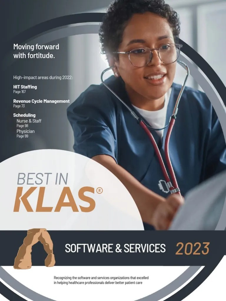 KLAS Report 2023 Best In Klas Awards Software And Professional Services ...