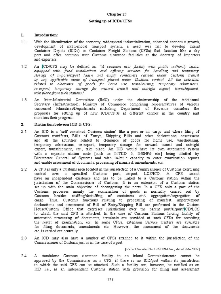 0 Customs Manual CRB | PDF | Transport | Customs