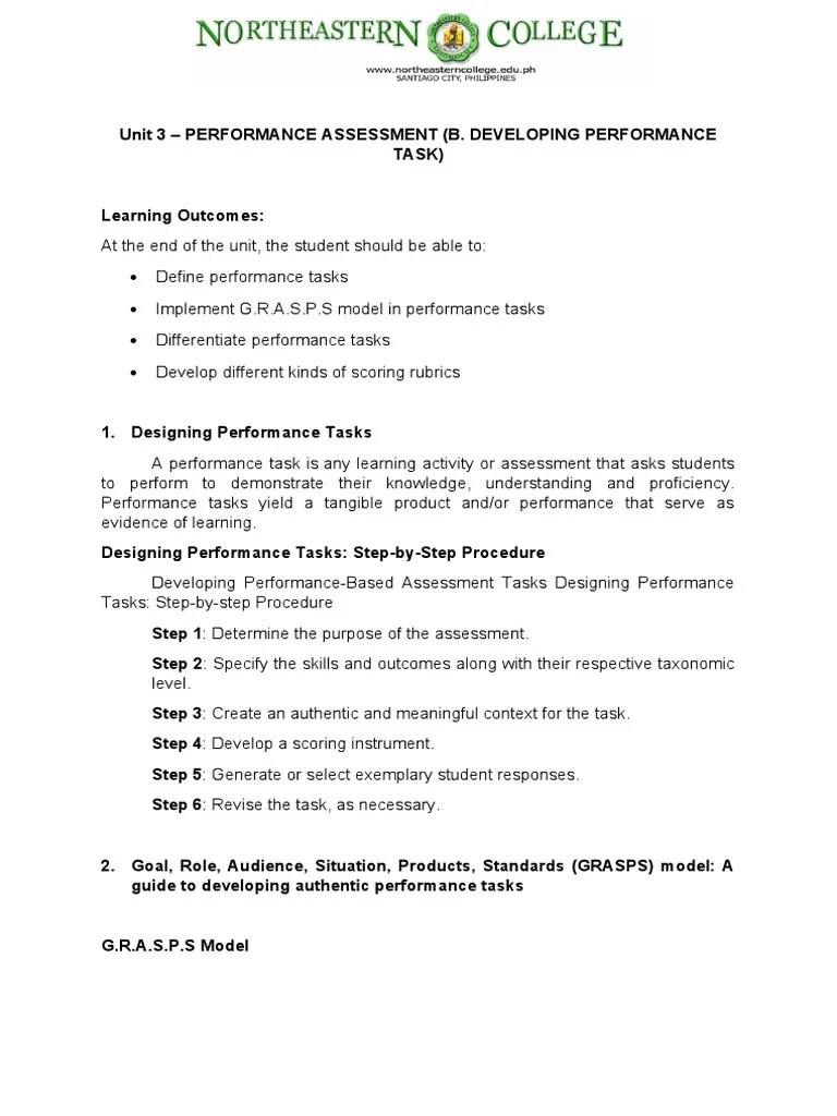 Assessment In Education | Download Free PDF | Rubric (Academic) | Educational Assessment