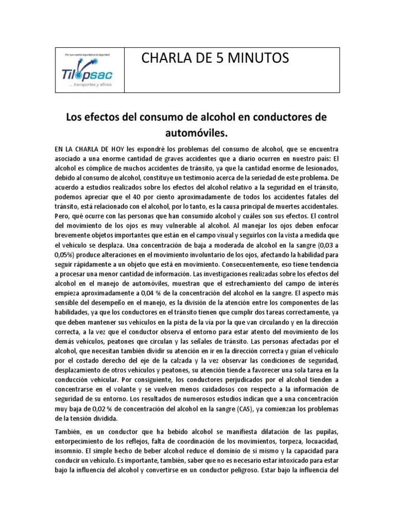 Los Efectos Del Consumo De Alcohol En Conductores De Automóviles. | PDF | Alcoholismo ...