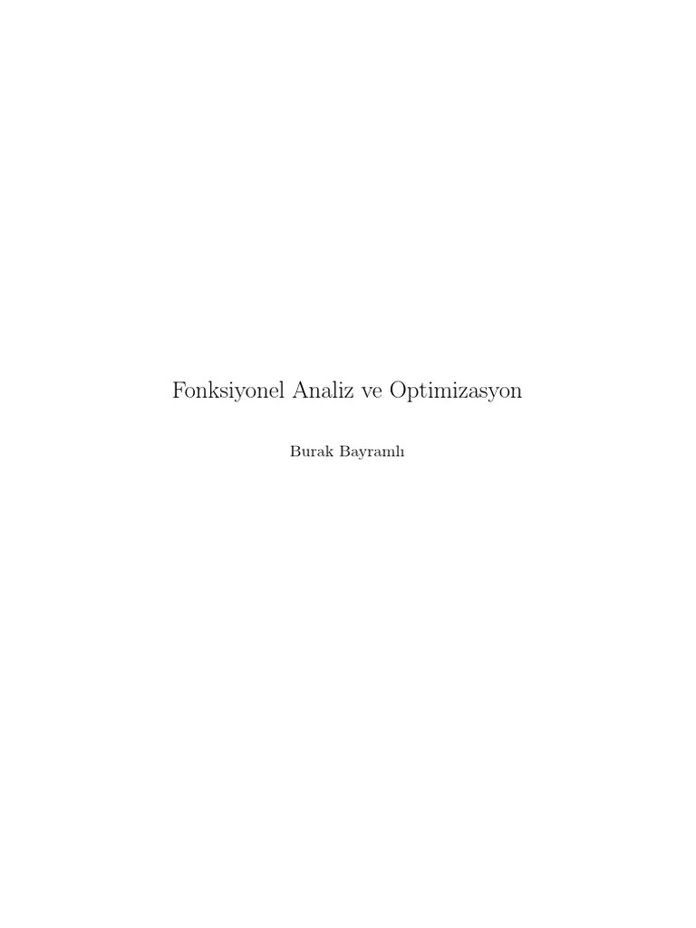 Functional Analysis | PDF