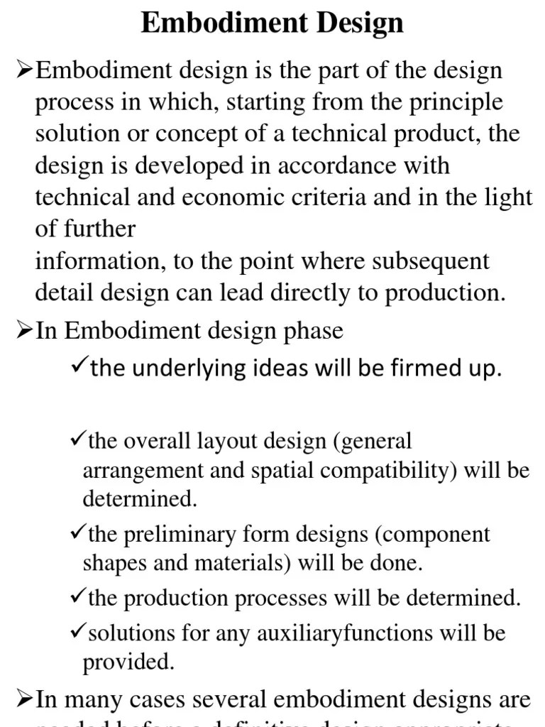 Embodiment Design | PDF | Gear | Force