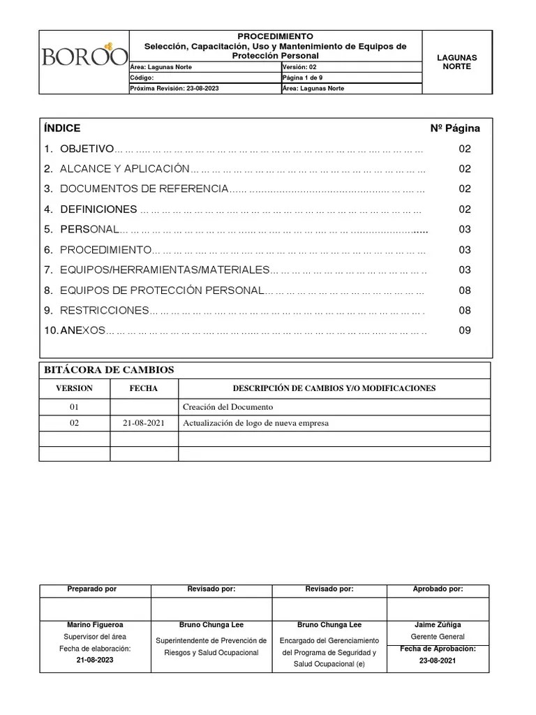 Selección, Capacitación, Uso Y Mantenimiento De EPP | PDF | Casco | Guante