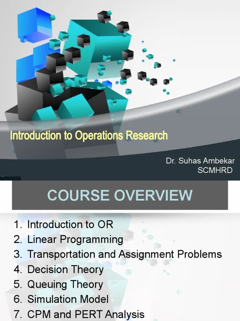 Session 1 - Final | PDF | Conceptual Model | Mathematical Optimization