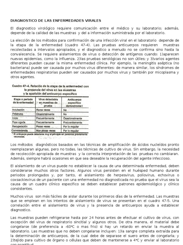 Diagnostico De Las Enfermedades Virales-1 | PDF | Elisa | Virus