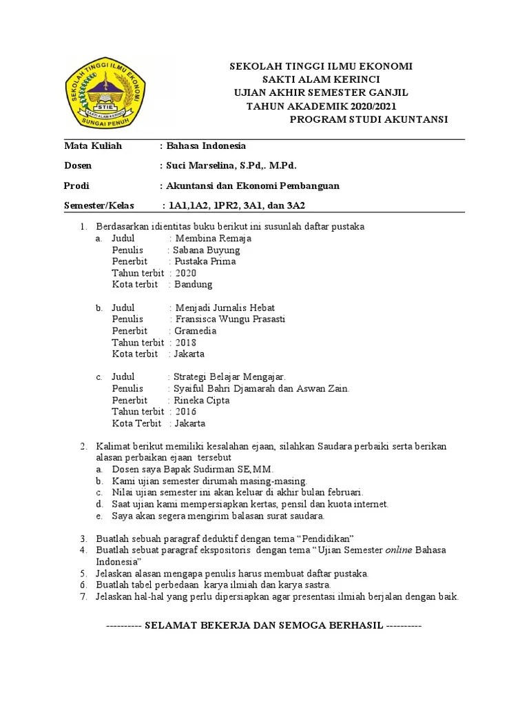 1 - Bahasa Indonesia | PDF | Karier & Perkembangan | Kajian Bahasa Asing