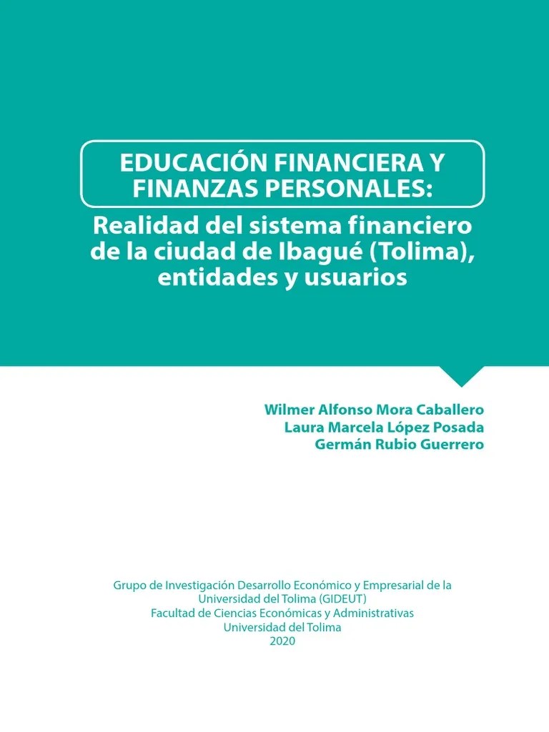 Educación Libro Financiera | PDF | Educación Financiera | Finanzas ...