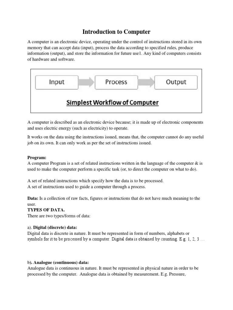 ComputerSCIENCE 1 | PDF | Input/Output | Computer Keyboard