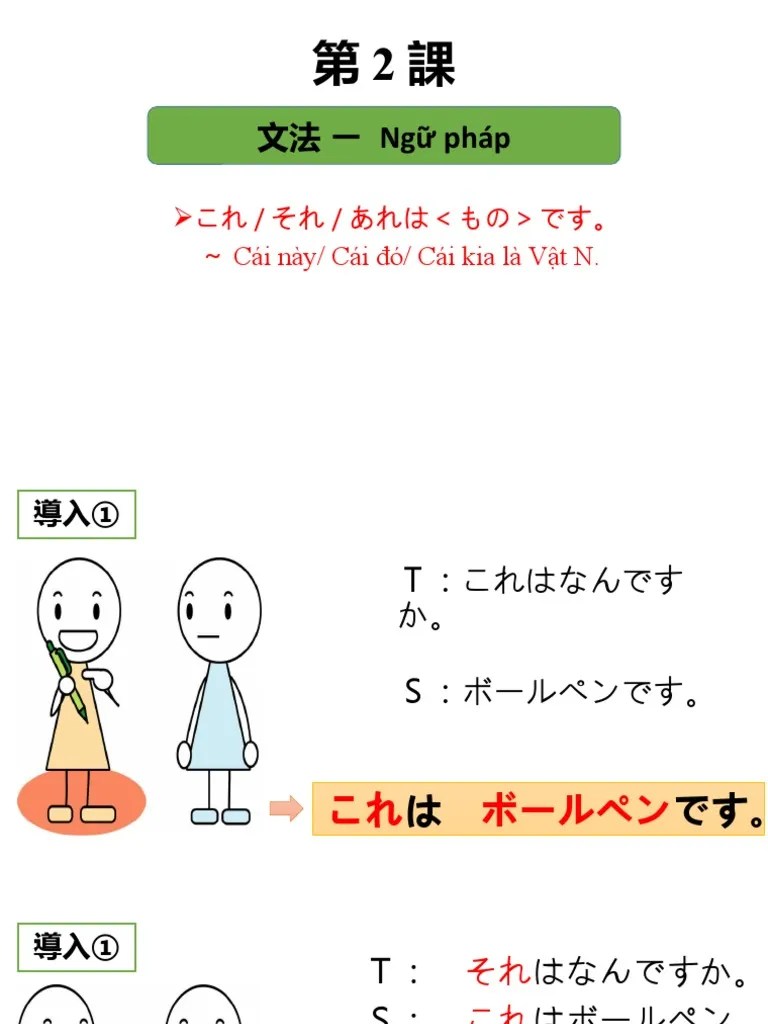 第2課これ・それ・あれはNです | PDF