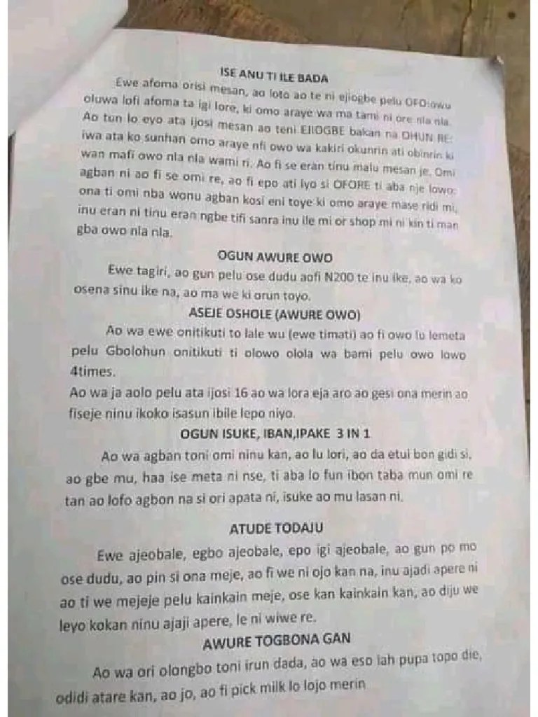 @ Asiri Agbara Woli - 1 | PDF