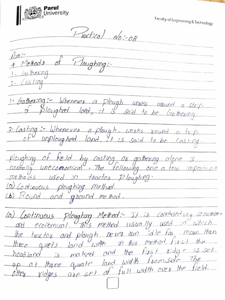 Methods Of Ploughing | PDF