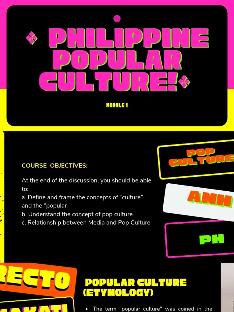 MIDTERMS-Lesson 1 (Philippine Popular Culture) | Download Free PDF | Philippines