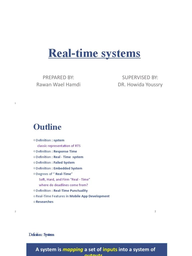 Real-Time Systems | PDF | Real Time Computing | System