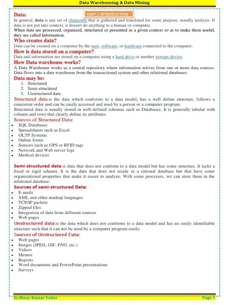 Data Warehousing & Data Mining | PDF | Data Warehouse | Databases