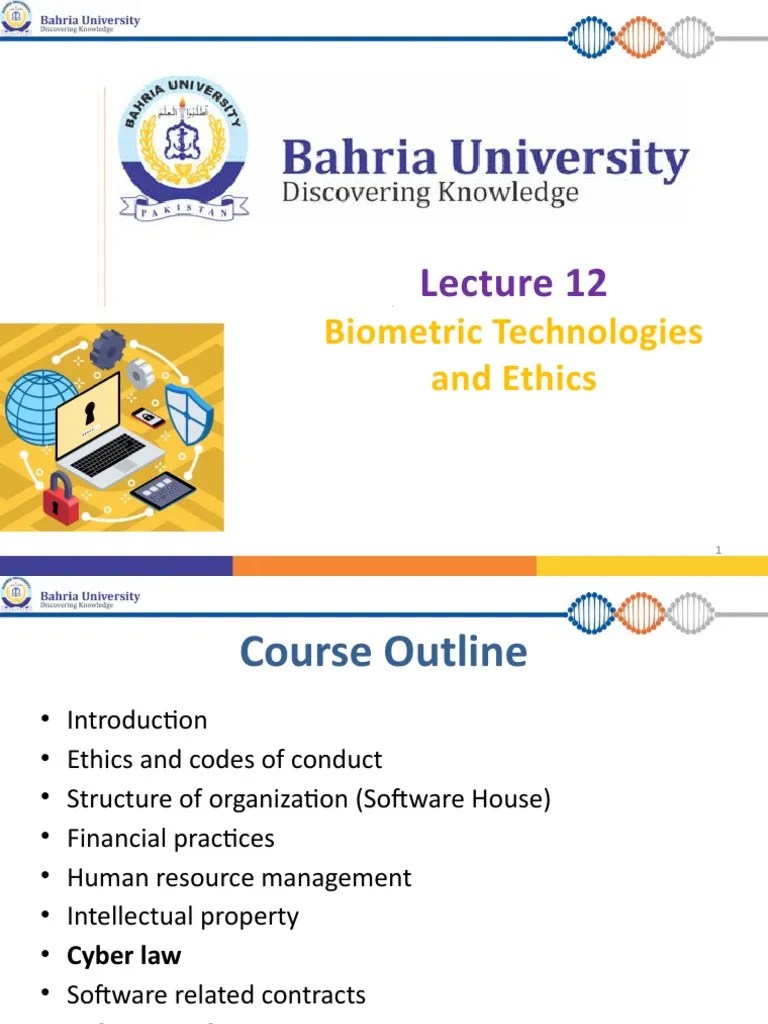 Biometric Technologies And Ethics 11122022 104727pm | PDF | Biometrics ...