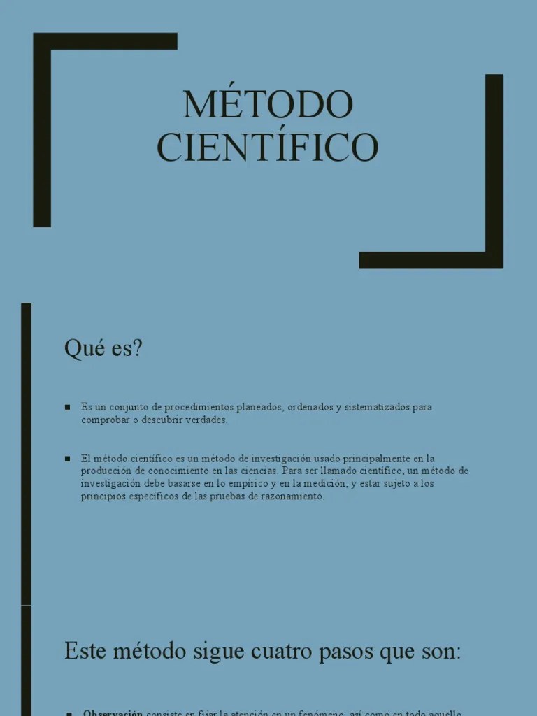 Método Científico | PDF