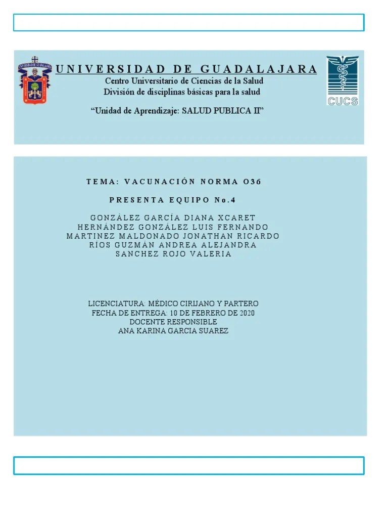 Esquema De Vacunación | PDF | Sistema Inmune | Vacunas