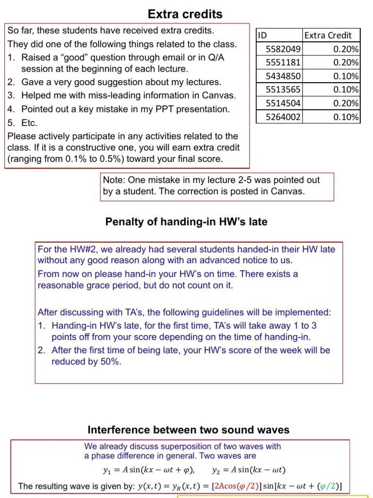 Lec 2 10 Interference Sound Waves 21 P | PDF | Resonance | Oscillation