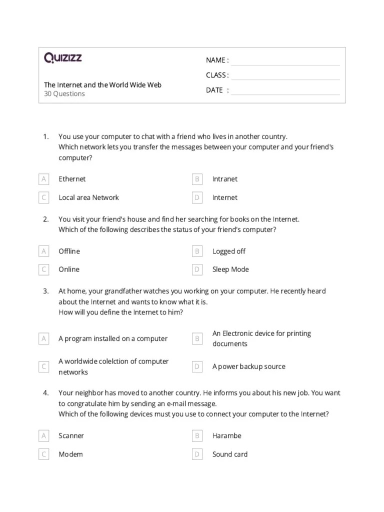 The Internet And The World Wide Web | PDF | World Wide Web | Internet & Web