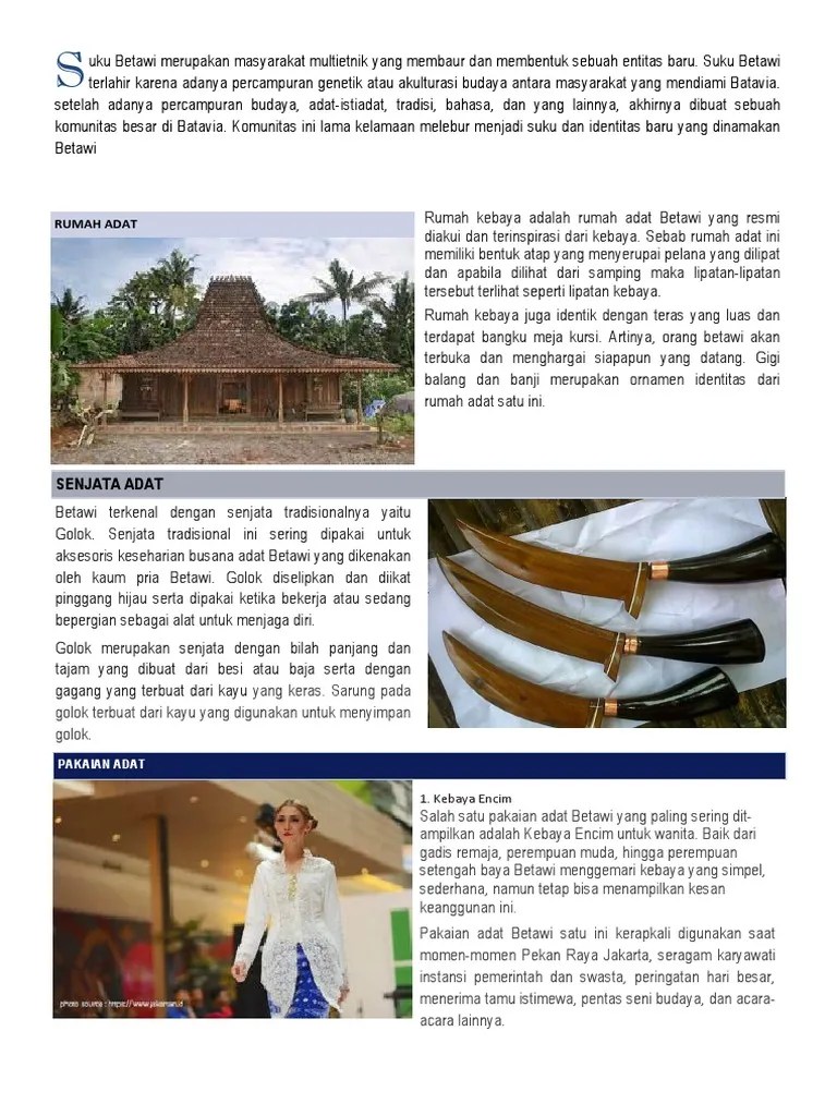 Mengenal Adat Suku Bangsa Indonesia | PDF