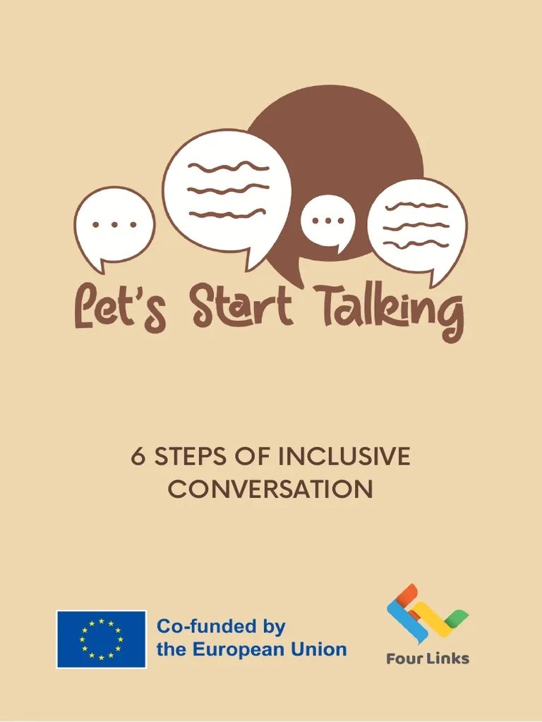 Let's Start Talking - 6 Steps Of Inclusive Conversation | Download Free PDF | Empathy | Identity ...