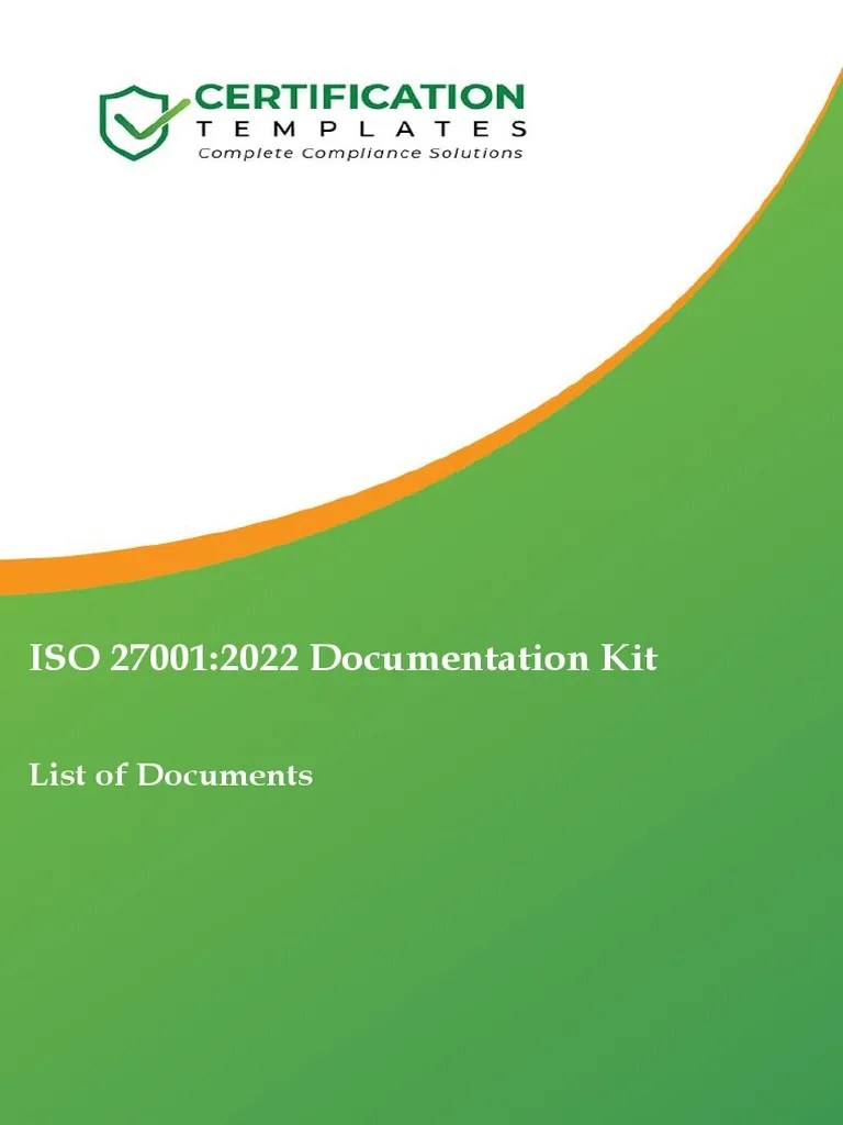CT05 1 ISO 27001 Documentation Kit | PDF | Information Security | Audit