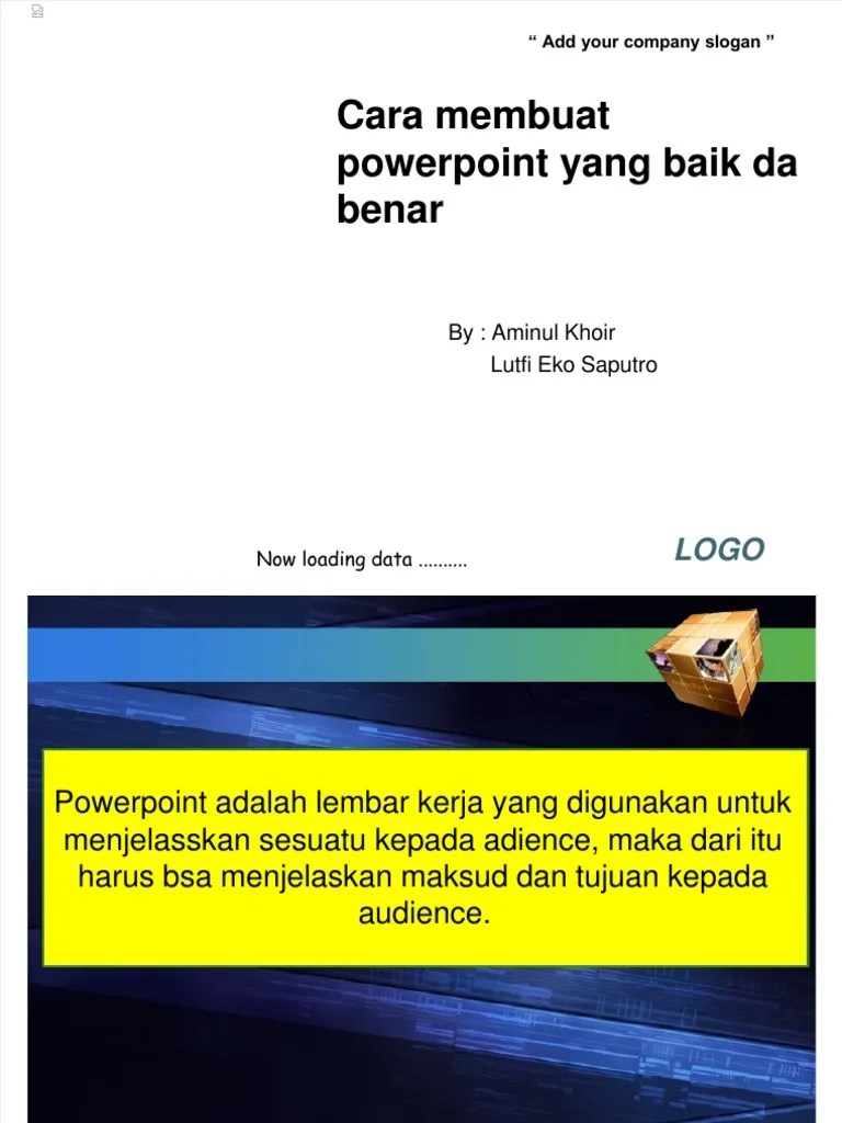 Dokumen - Tips - Cara Membuat Power Point Yang Baik Dan Benar | PDF