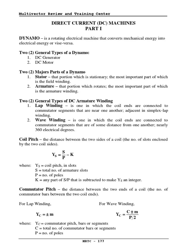 DC Machines | Download Free PDF | Electric Motor | Electric Generator