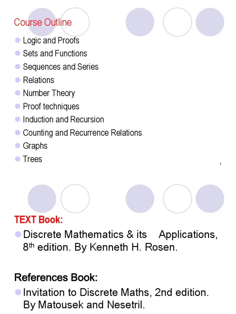 Discrete Slides | PDF | If And Only If | Argument