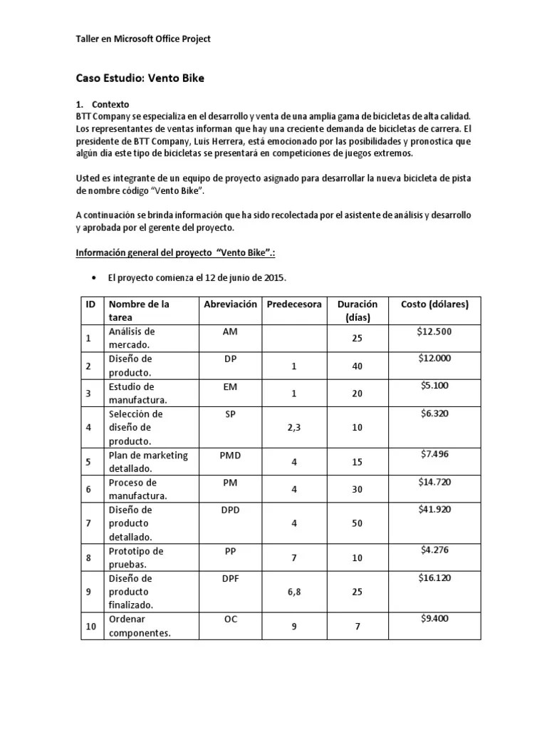 Caso Practico Proyectos 2 | PDF | Procesos De Negocio | Business