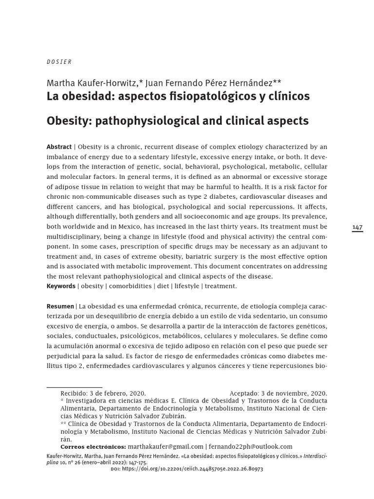 Obesidad | PDF | Obesidad | Tejido Adiposo