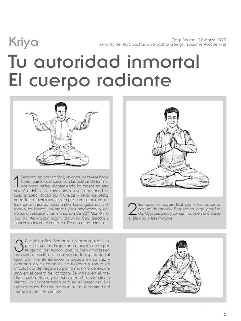 Kriya Para El Cuerpo Radiante. Tu Autoridad Inmortal | PDF
