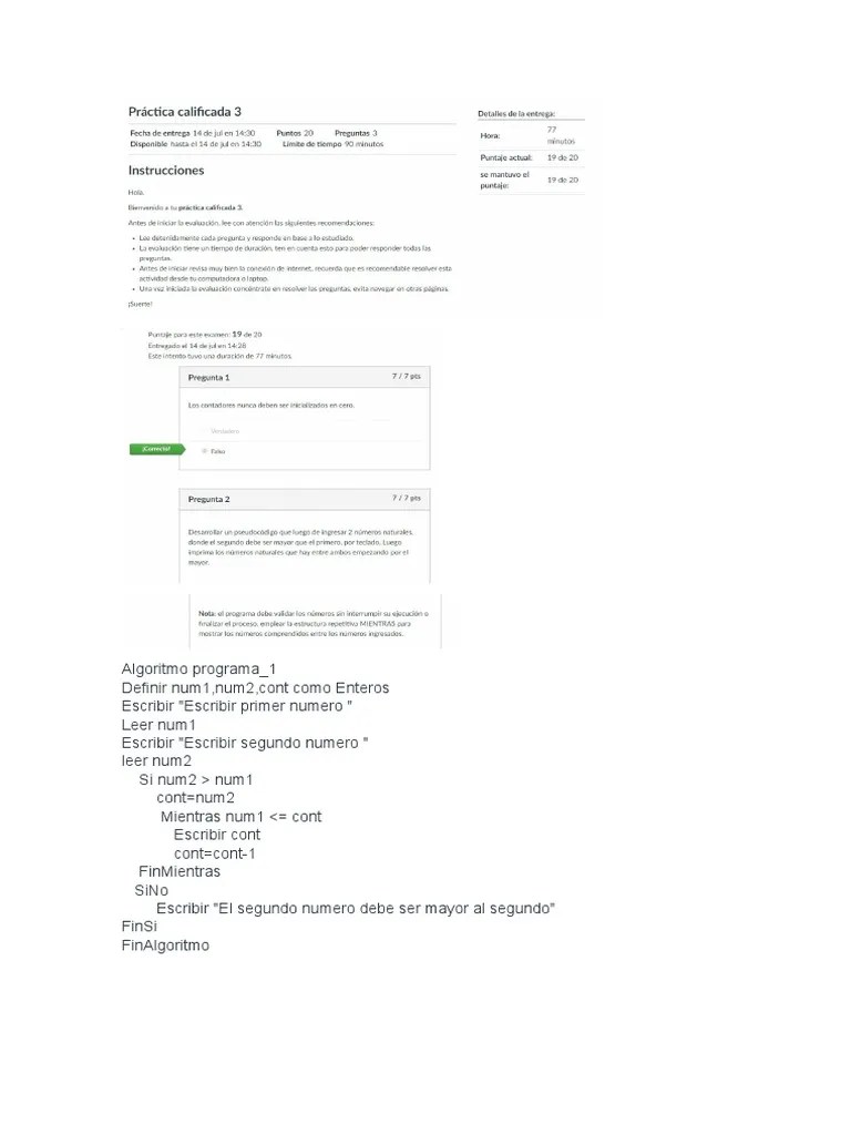 Practica Calificada 3 | PDF