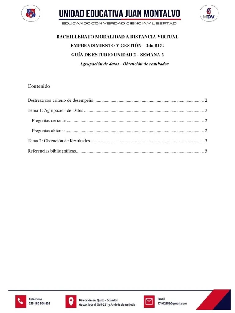 Emprendimiento Y Gestión 2 Guía De Aprendizaje U2 - S2 | PDF | Iniciativa Empresarial | Economias