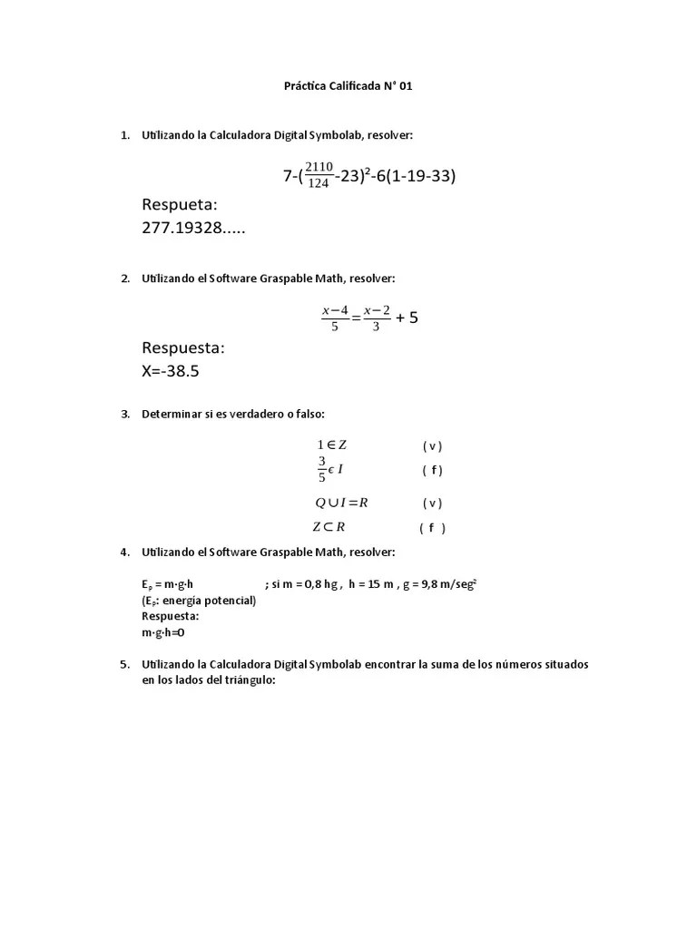 Práctica Calificada N1 | PDF