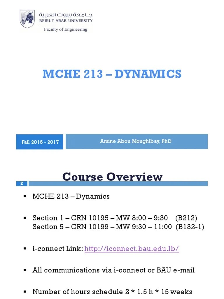 Lecture 1 | PDF | Kinematics | Dynamics (Mechanics)