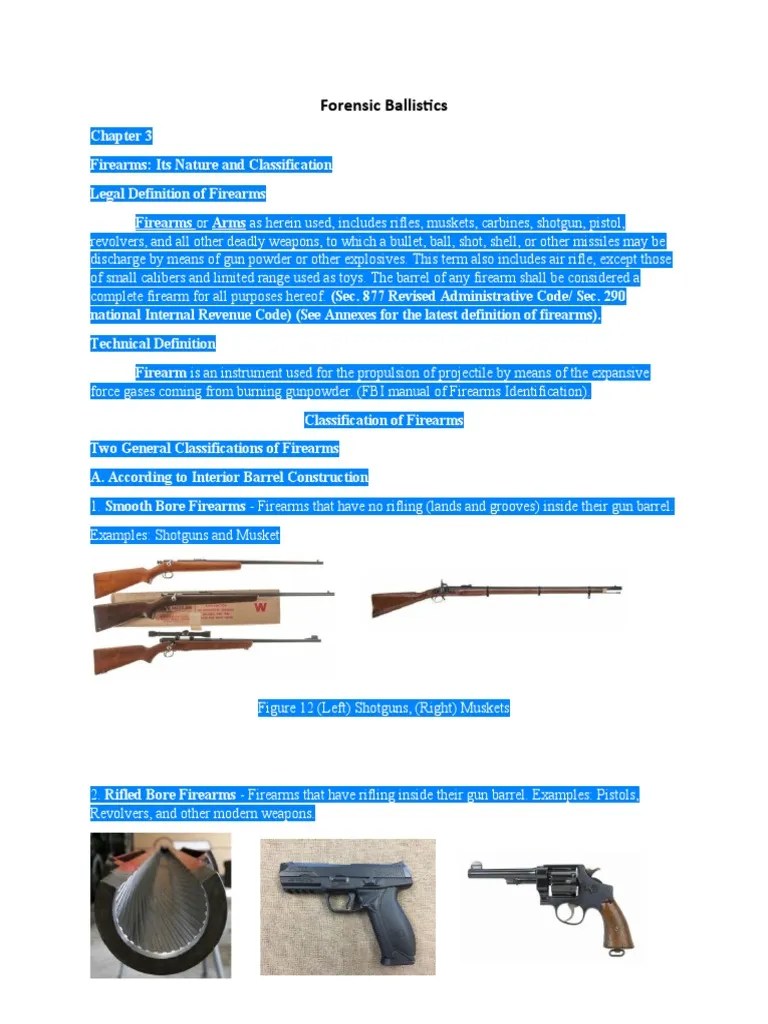 Forensic Ballistics - 2 | PDF | Gun Barrel | Firearms