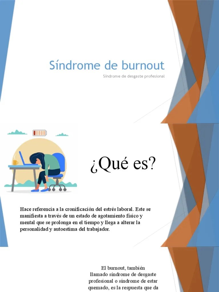 Síndrome De Burnout | PDF