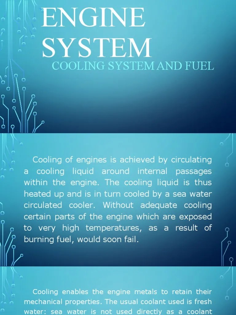 Marine Engine Cooling Systems | PDF | Coolant | Radiator