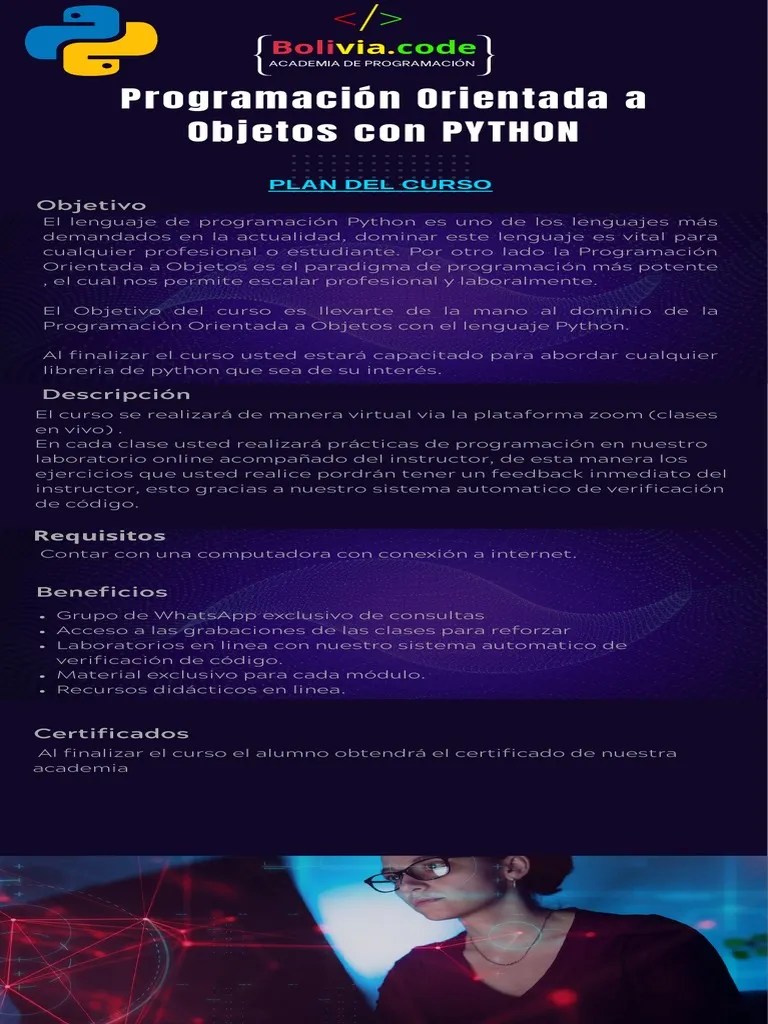 Programación Orientada A Objetos Con Python | Descargar Gratis PDF ...