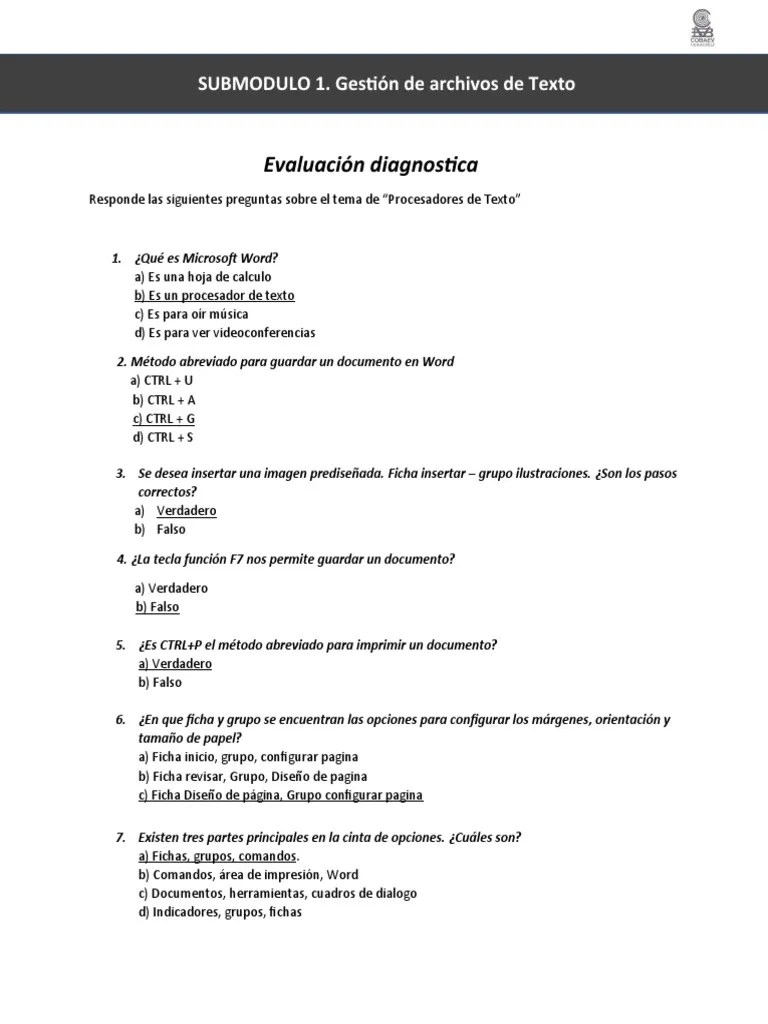 Evaluación Diagnostica | Descargar Gratis PDF | Red Mundial | Internet Y Web