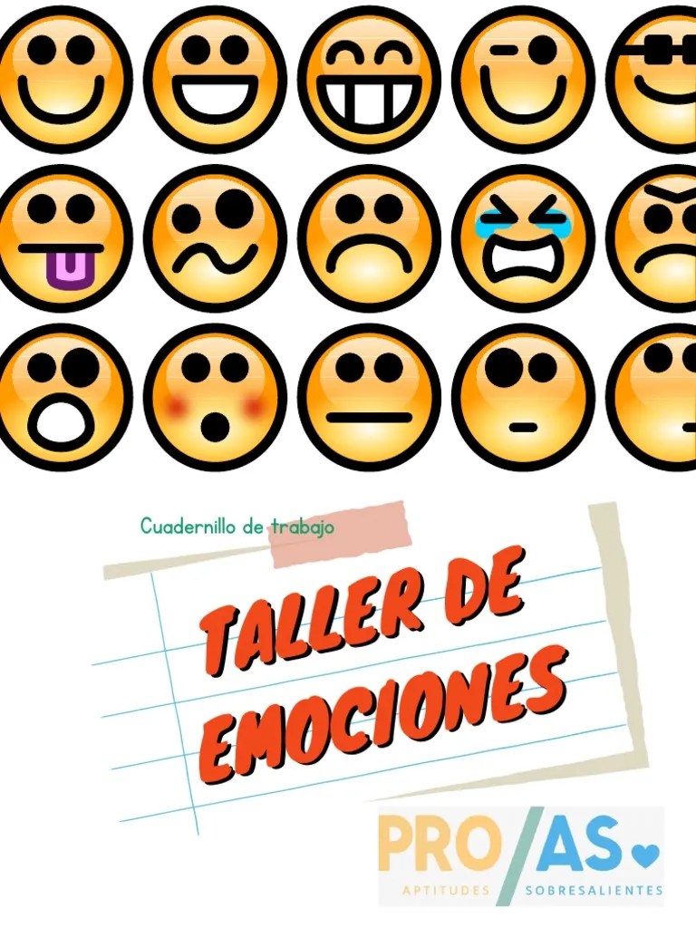 Cuadernillo Taller De Emociones PDF | PDF | Autoestima | Empatía
