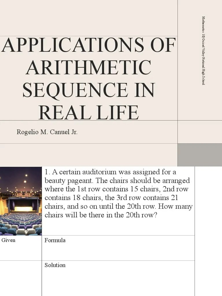 Arithmetic Sequence | PDF | Pandemic | Mathematics