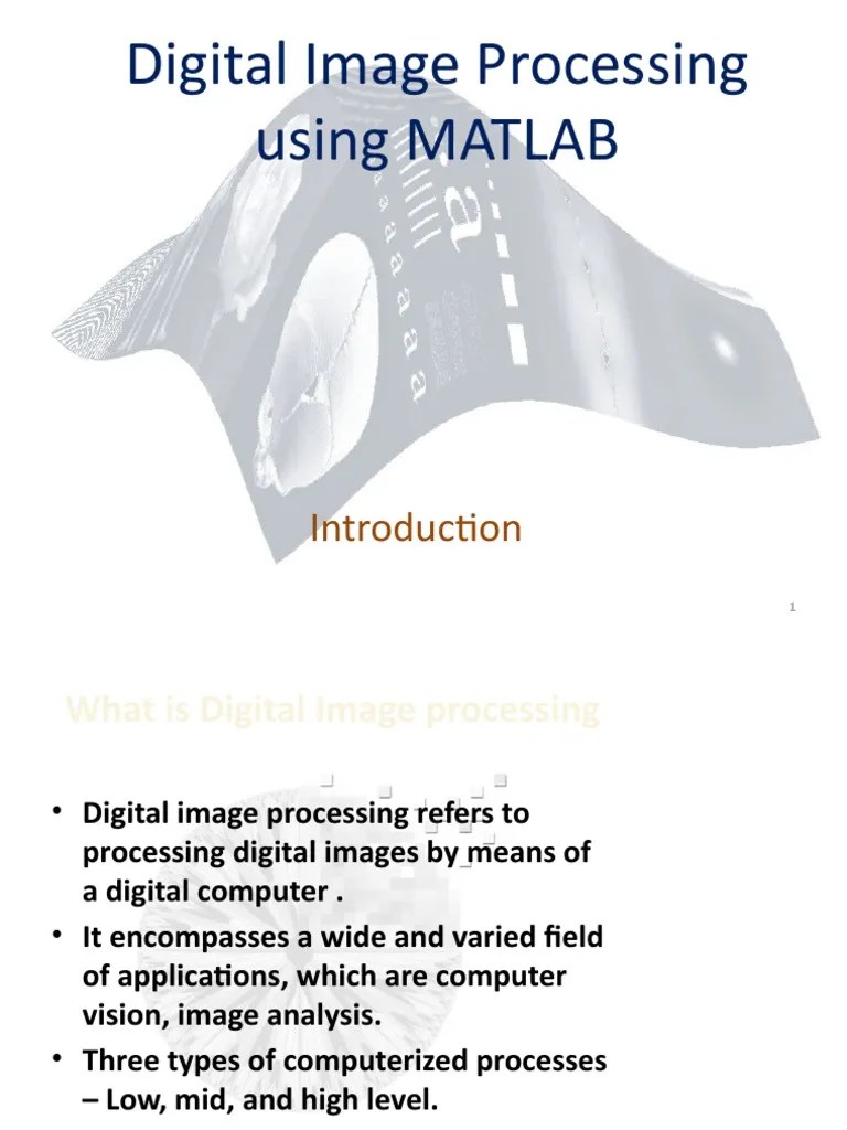 Digital Image Processing Using MATLAB | PDF | Matlab | Integer ...