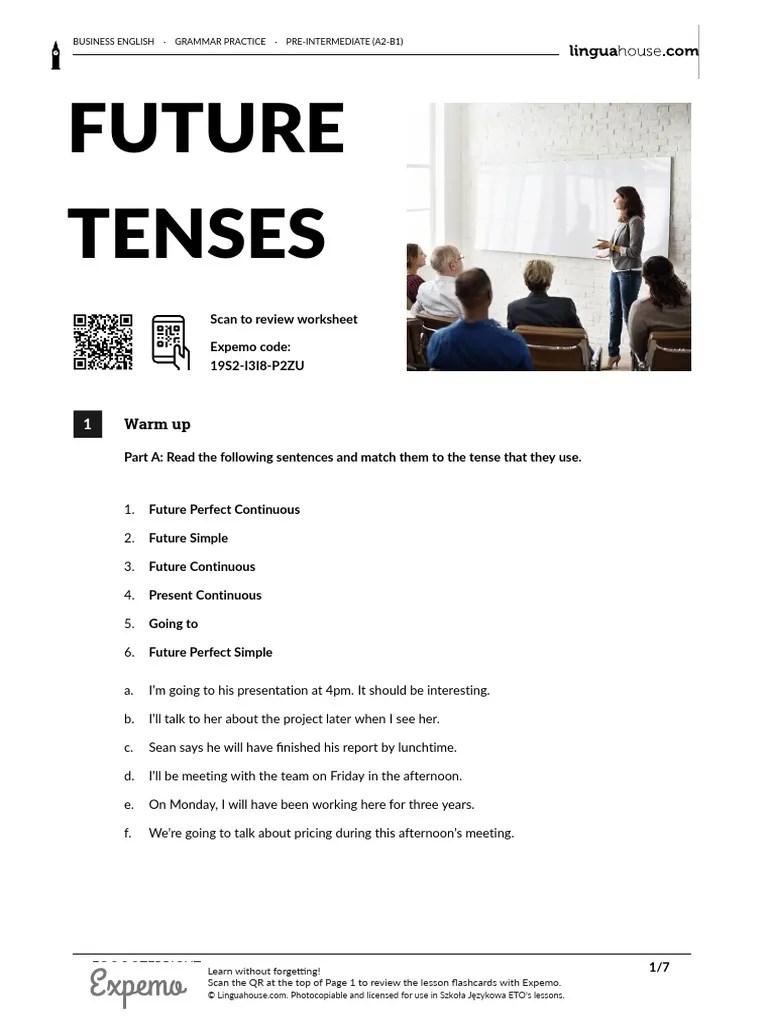 Future Tenses British English Student | PDF | Language Mechanics | Grammar