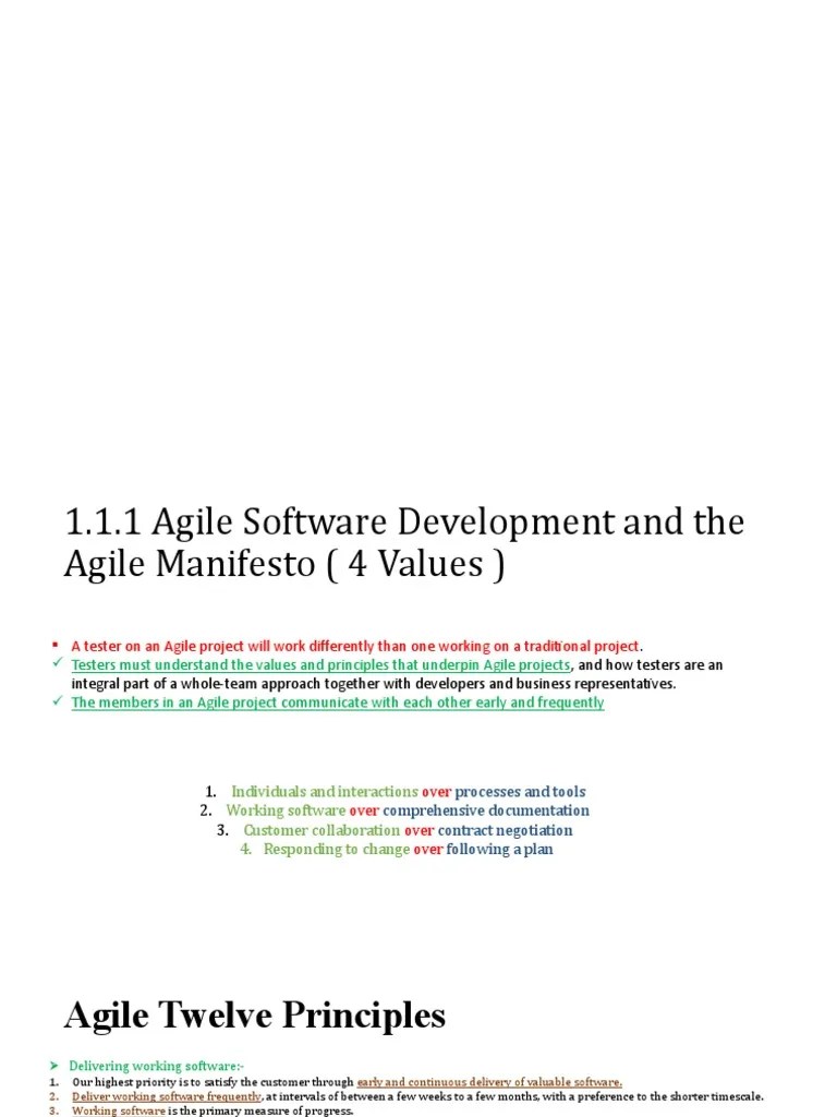 ISTQB-Foundation-Agile-Syllabus - Chapter 1 | Download Free PDF | Scrum ...