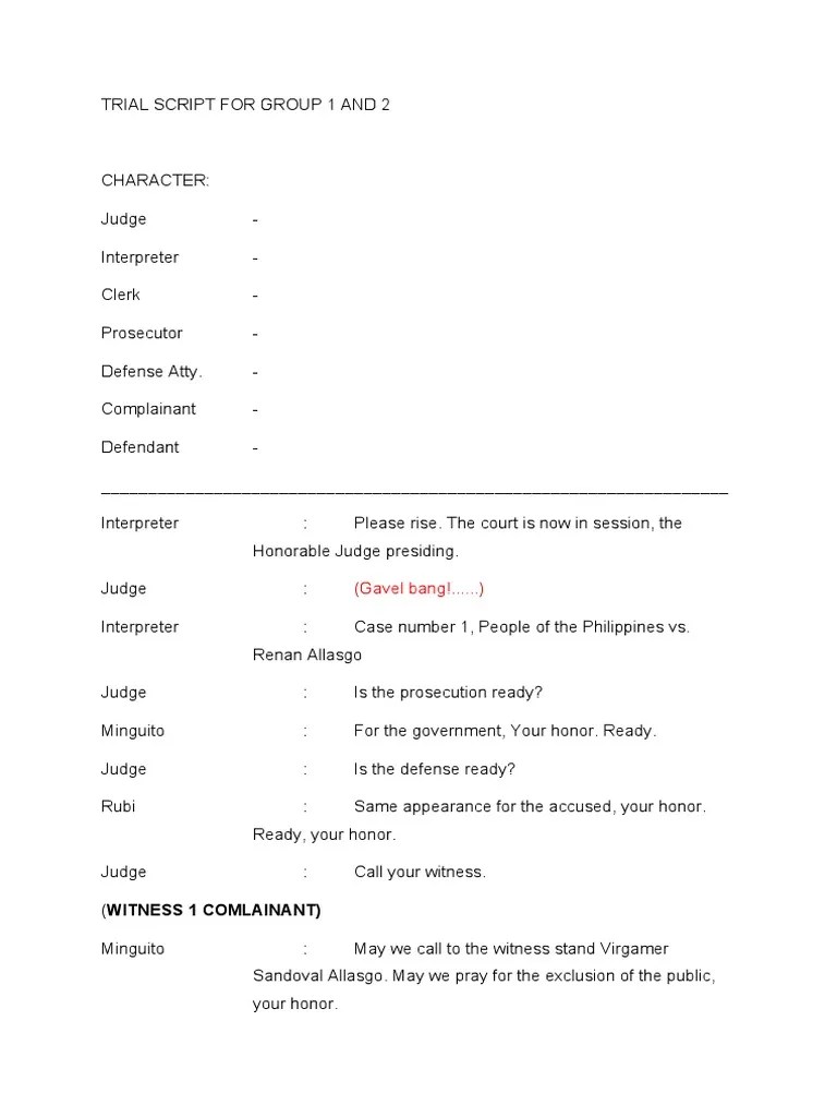 Trial Script Pdf Witness Prosecutor - City Background Collection - Retina Quality