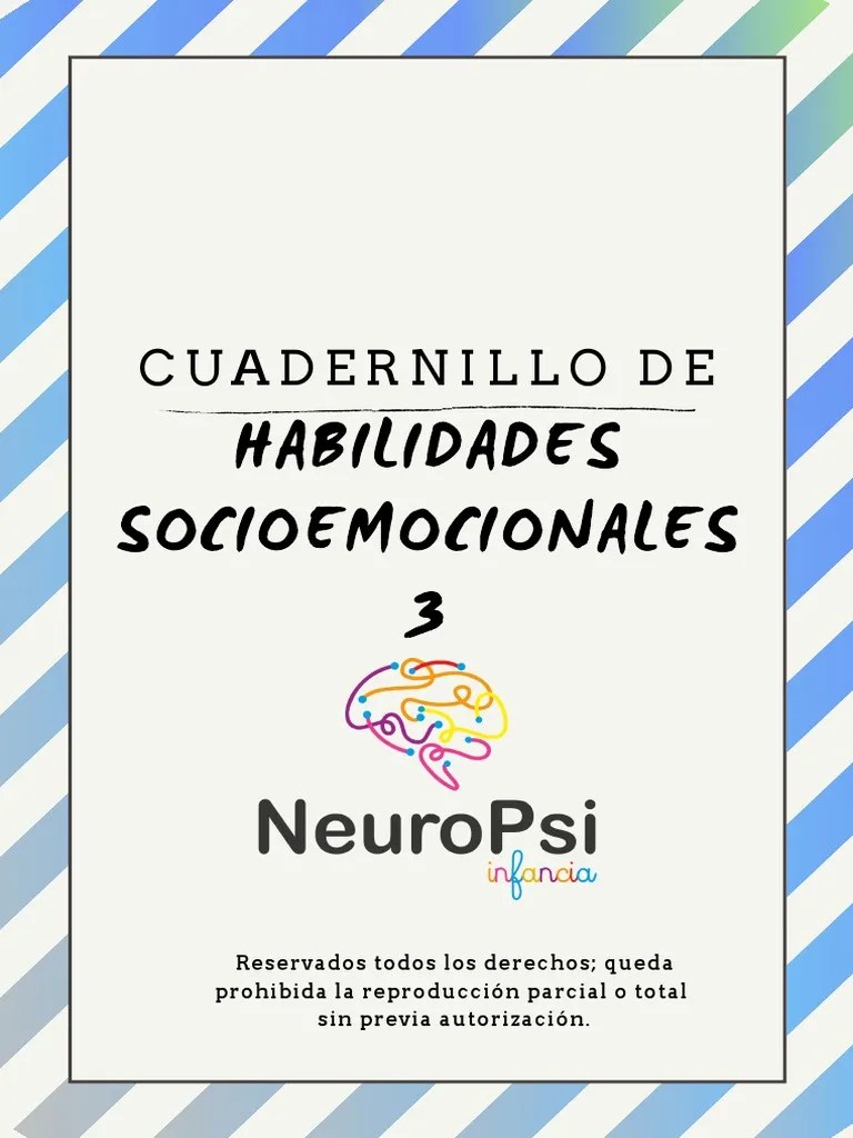 Cuadernillo De Habilidades Socioemocionales 3 PDF | PDF | Toma De Decisiones | Las Emociones